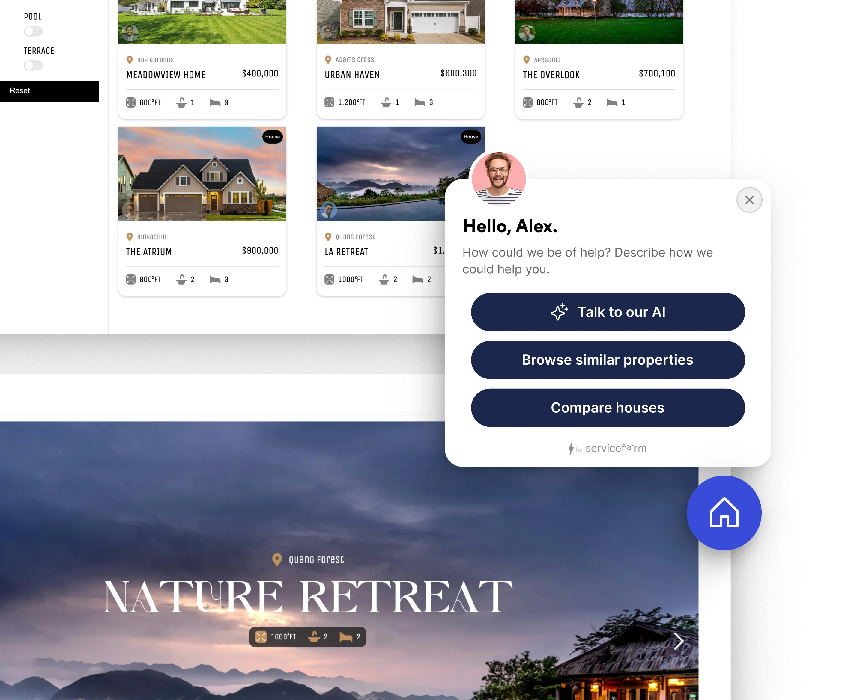 Automate chat support For every part of your site