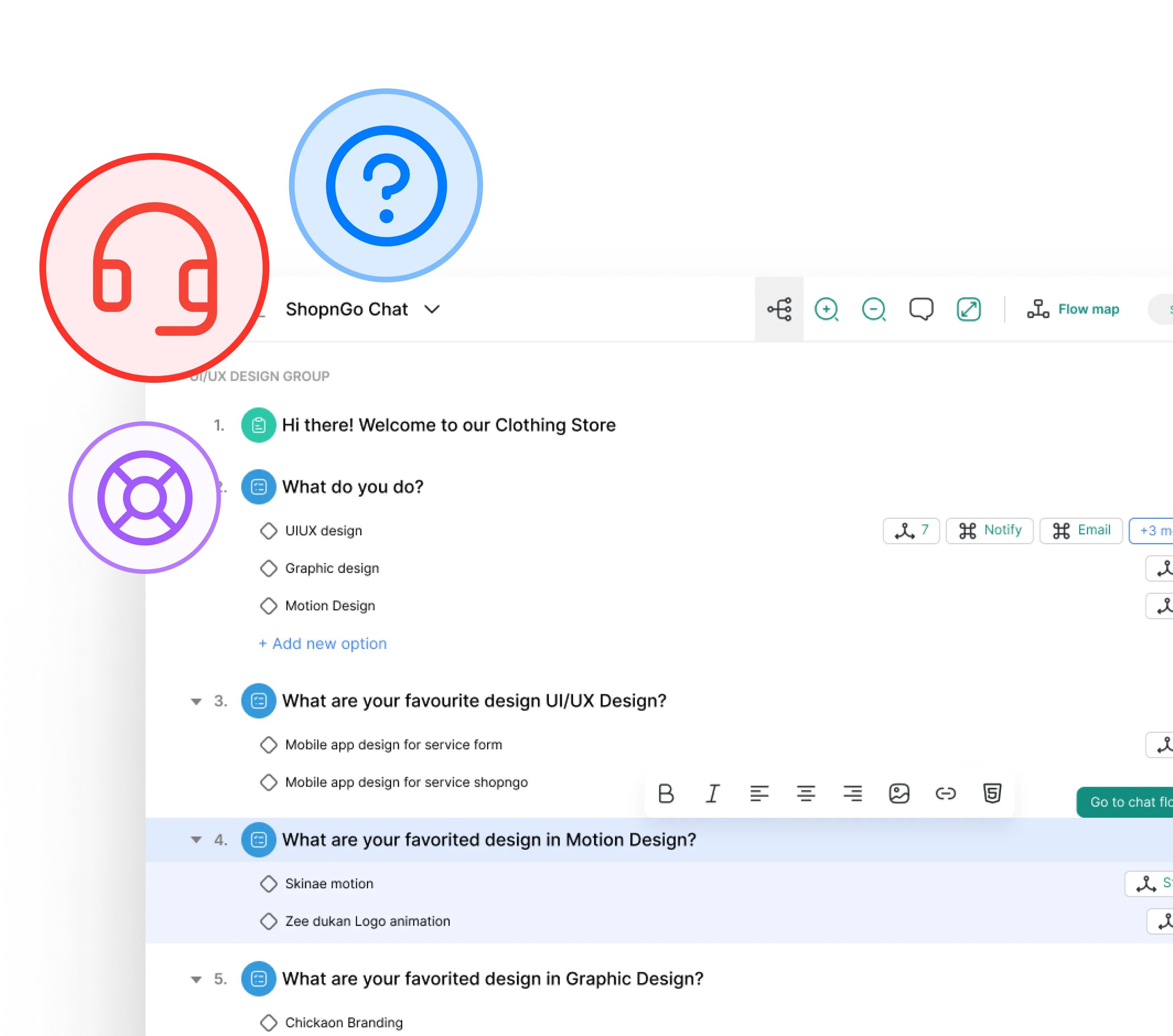 Tell us how you want it We'll take care of the rest
