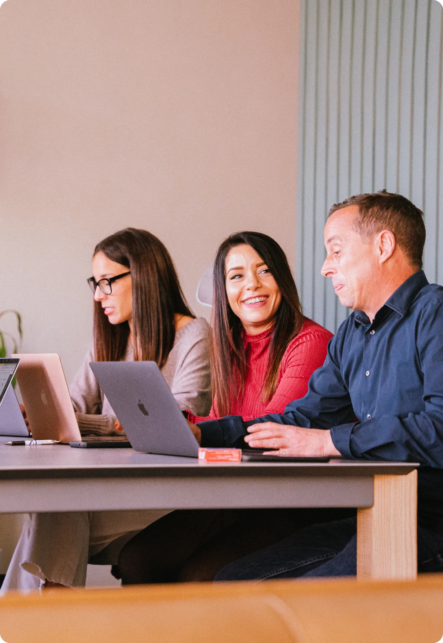 People at a meeting table